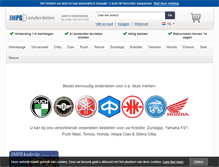 Tablet Screenshot of jmpbonderdelen.nl